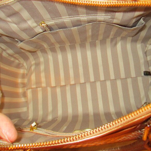 Brahmin Faye Latte Java Large Satchel - Picture 5 of 9